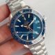 VSF Swiss Replica Omega Seamaster Planet Ocean GMT Watch SS Blue 43 (2)_th.jpg